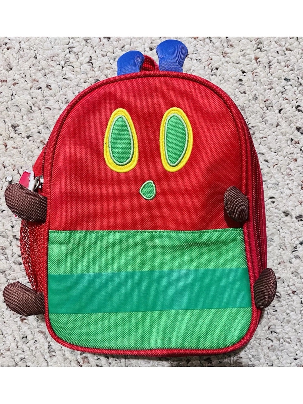 Eric Carle Very Hungry Caterpillar Zippered Bag Lunch Box Toddler Mini BackPack